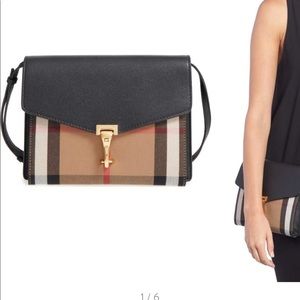 burberry small house check macken crossbody